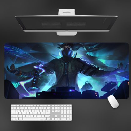 League of Legends DJ Sona Large Gaming Mouse Pad - Ideal for FPS Games & Office Desk
