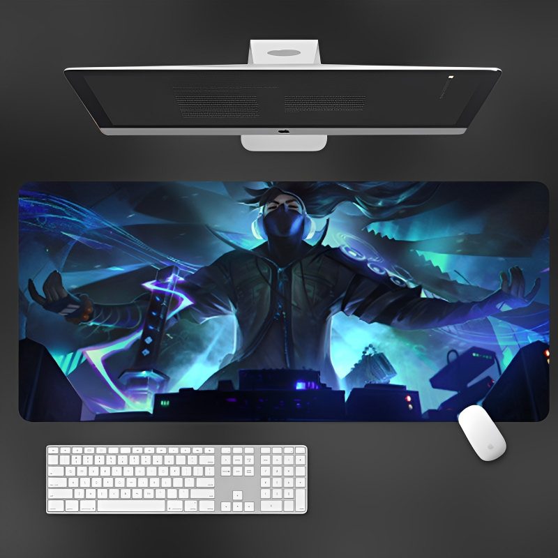 League of Legends DJ Sona Large Gaming Mouse Pad - Ideal for FPS Games & Office Desk