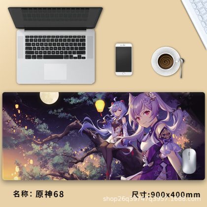 Genshin Impact Keqing & Ganyu Extra - Large Gaming Mouse Pad - Ideal for Gamers and Genshin Impact Fans