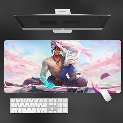League of Legends Spirit Blossom Lee Sin Large Gaming Mouse Pad - Ideal for FPS Games & Office Desk