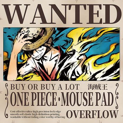 One Piece Luffy Extra - Large Gaming Mouse Pad - Epic Pirate King Design for Fans and Gamers