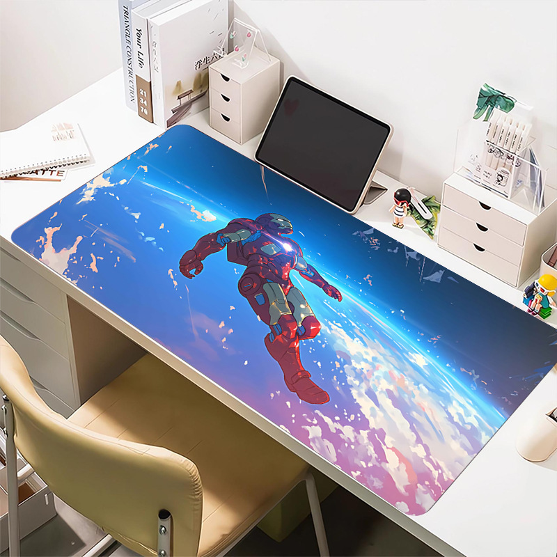 Iron Man Marvel Cosmic Flight Extra Large Mouse Pad - Cartoon Gaming & Desk Mat for Superhero Fans | High-Precision, Stylish Desk Pad