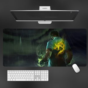 League of Legends Lee Sin Dragon - Themed Large Gaming Mouse Pad - Perfect for FPS Games & Office Desk