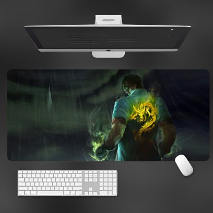 League of Legends Lee Sin Dragon - Themed Large Gaming Mouse Pad - Perfect for FPS Games & Office Desk