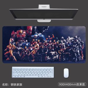 Marvel Iron Man Armors Collection Extra - Large Gaming Mouse Pad - A Must - Have for Gamers and Iron Man Fans