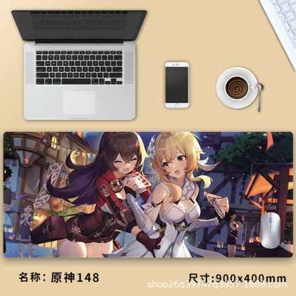 Genshin Impact Lumine & Amber Festival Fun Extra - Large Gaming Mouse Pad - Ideal for Gamers and Genshin Impact Fans