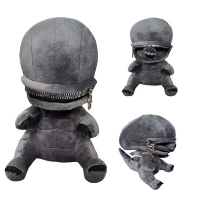 Alien Xenomorph Plush Toy - Cute Horror Movie Stuffed Doll (Deadly Ship Themed)