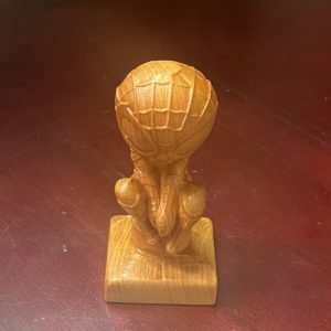 Cypress Wood Spider-Man Figurine - Hand-Carved Marvel Hero Decor | Desk & Car Ornament Gift